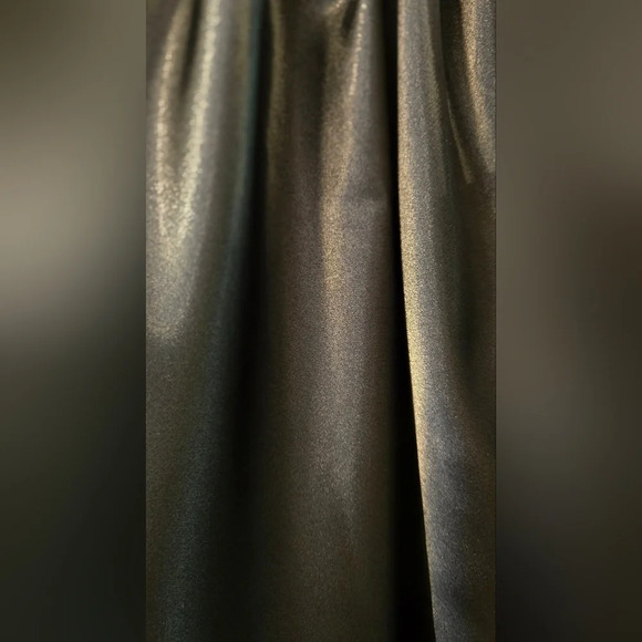 Black Silky Halter Dress - Picture 5 of 6